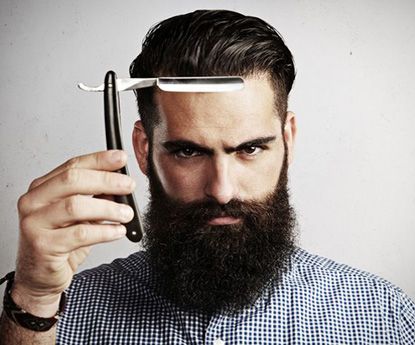 Homem - as barbas (quanto maiores) estão na moda
