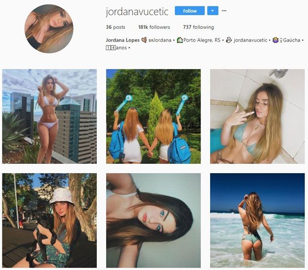 São menores, posam como adultas… São as sexygrammers