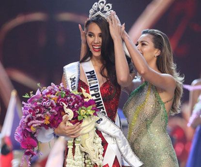Miss Filipinas Catriona Grey eleita como Miss Universo 2018