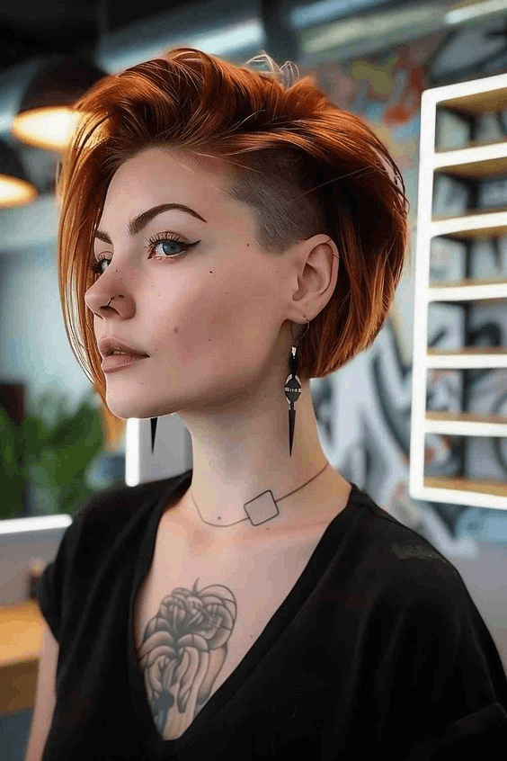 15 cortes bob de cabelo curto para rostos redondos