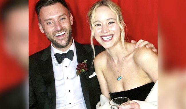 O casamento de Jennifer Lawrence e Cooke Maroney