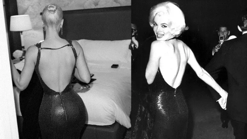 Não 1 mas 2 vestidos de Marylin Monroe…