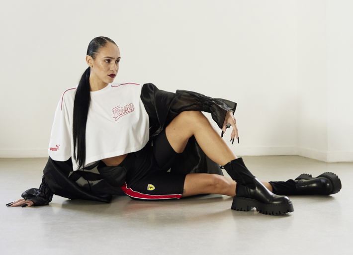 PUMA e Scuderia Ferrari lançam coleção com June Ambrose