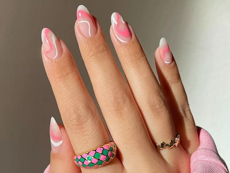 11 ideias de unhas redemoinho rosa para o verão